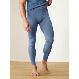 Walbusch Herren Thermo Hose lang 2er Pack einfarbig Blau