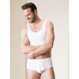 Walbusch Herren Unterhose Pima-Cotton Weiß einfarbig