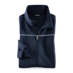 Walbusch Herren Freizeitjacke Bügelfrei mehrfarbig Marine/Rot