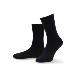 Walbusch Herren Pima Cotton Aktivsocke 2er Pack einfarbig Schwarz