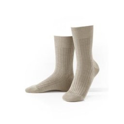 Walbusch Herren 4 Seasons Aktivsocke 2er Pack einfarbig Sand