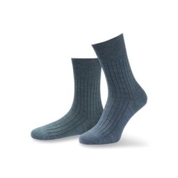 Walbusch Herren 4 Seasons Aktivsocke 2er Pack einfarbig Jeansblau