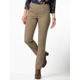 Raphaela by Brax Damen Jeans Hose Slim Fit Beige einfarbig elastisch flexibler Bund