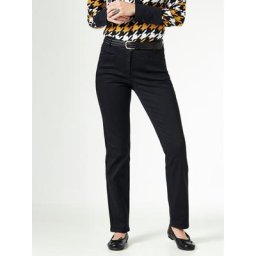 Walbusch Damen Jeans Hose Regular Fit Schwarz einfarbig noch offen: Filter Eigenschaften