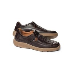 Walbusch Herren Komfort Bäcker Schuh einfarbig Braun