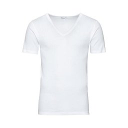 Walbusch Herren Shirts Pima-Cotton Weiß einfarbig