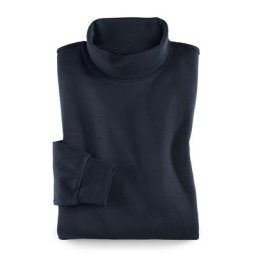 Walbusch Herren Rollkragen Shirt einfarbig Marine