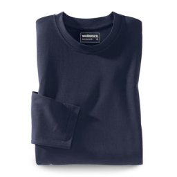 Walbusch Herren Shirts Blau einfarbig
