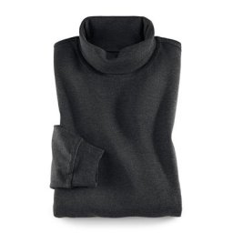 Walbusch Herren Shirts Schwarz einfarbig wärmend