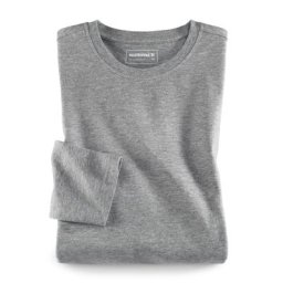 Walbusch Herren Shirts Grau einfarbig