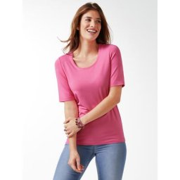 Walbusch Damen Shirts Rosé einfarbig