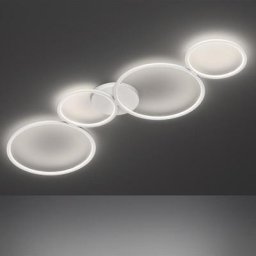 TRIO Rondo LED Deckenleuchte mit Dimmer, 622610431,