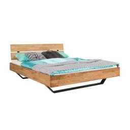 Schwebebett 160x200 Eiche massiv Loft Design VIGO