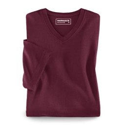 Walbusch Herren Shirts Rot einfarbig