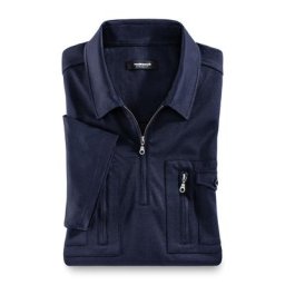 Walbusch Herren Bügelfrei Touring Blouson 2.0 einfarbig Marine