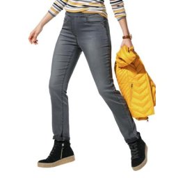 Walbusch Damen Schlupf-Jeans Regular Fit Grau einfarbig noch offen: Filter Eigenschaften