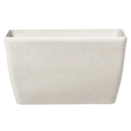 Blumentopf Beige 74 x 32 x 45 cm aus Steingemisch für den Innen- und Aussenbereich Rechteckig Klassisches Design