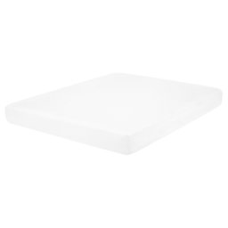 Doppelter Foam Matratze Weiß 160 x 200 cm Ergonomische Schaumstoff Medium Härtegrad