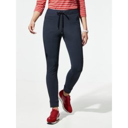 Walbusch Damen Jersey Jogpant einfarbig Marine