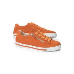 Walbusch Damen Reißverschluss City Sneaker Orange