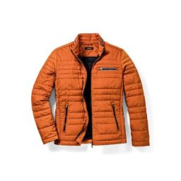 Walbusch Herren Microfaser Leichtjacke einfarbig Terra
