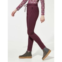 Walbusch Damen Jersey Jogpant einfarbig Barolo