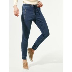 Walbusch Damen Jeanshose Regular Fit Blau einfarbig noch offen: Filter Eigenschaften