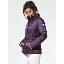 Walbusch Damen Steppjacke Leichtgewicht einfarbig Beere