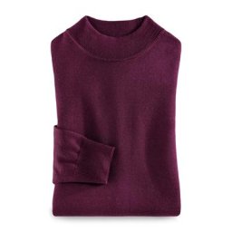 Walbusch Herren Pulli Lila einfarbig