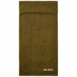 JELEX 100FIT Fitness Handtuch mit Zip-Tasche armygrün