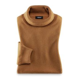 Walbusch Herren Cashmere Rollkragenpullover einfarbig Curry