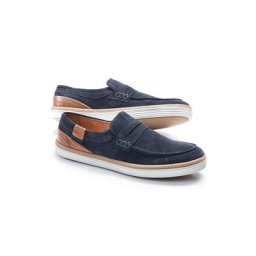 Walbusch Herren Sport Loafer einfarbig Marine