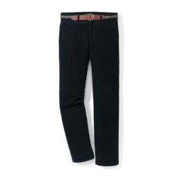 Walbusch Herren Gürtel Cord Chino einfarbig Marine