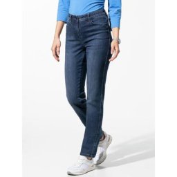 Walbusch Damen Jeans Bestform einfarbig Blue Stoned