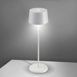 zafferano Olivia Pro Akku LED Tischleuchte mit Dimmer, LD0850B3,