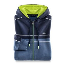 Walbusch Herren Freizeitjacke mehrfarbig Jeansblau/Marin