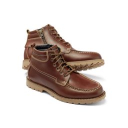 Walbusch Herren Thermo Norweger Stiefel einfarbig Cognac