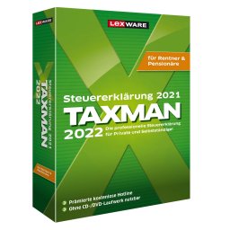 Lexware Taxman 2022 für Rentner und Pensionäre