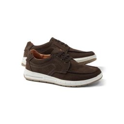 Walbusch Herren Active Air Leder Sneaker einfarbig Braun