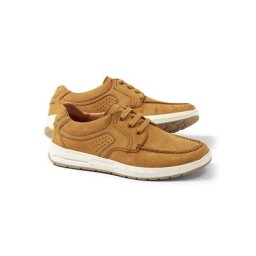 Walbusch Herren Active Air Leder Sneaker einfarbig Safran