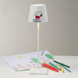 zafferano Poldina x Peanuts® Akku LED Tischleuchte mit Dimmer Special-Edition, LD0340BP2,