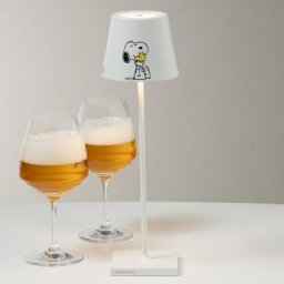 zafferano Poldina x Peanuts® Akku LED Tischleuchte mit Dimmer Special-Edition, LD0340BP3,