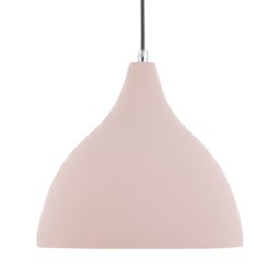 Hängeleuchte Rosa Pastell Beton Trichterform Kinderzimmer Beleuchtung Modernes Design