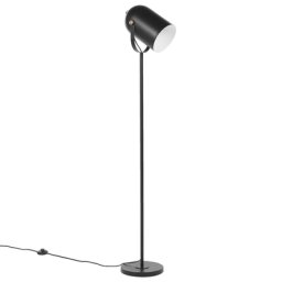 Stehlampe Schwarz 156 cm aus Metall Glockenförmig Elegant Modern Retro Stil