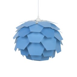 Hängeleuchte Blau Blumenform Zapfen Kinderzimmer Beleuchtung Modernes Design