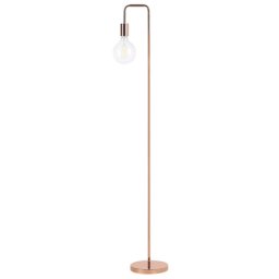Stehlampe Kupfer 140 cm aus Metall Kabel mit Schalter Wohnzimmer Schlafzimmer Küche Flur Schlichtes, Modernes Design