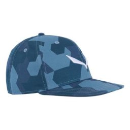 Salewa Unisex Puez Camou Flat Cap blau