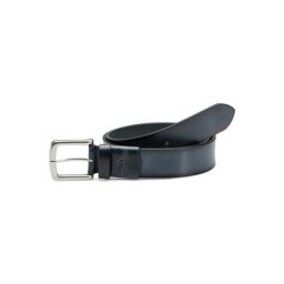 Walbusch Herren Jeans-Gürtel Blau einfarbig