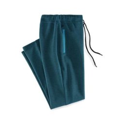 Walbusch Herren Bügelfrei Freizeithose Bicolor einfarbig Lagune