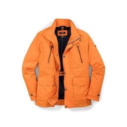Walbusch Herren Aquastop Allwetterjacke einfarbig Orange